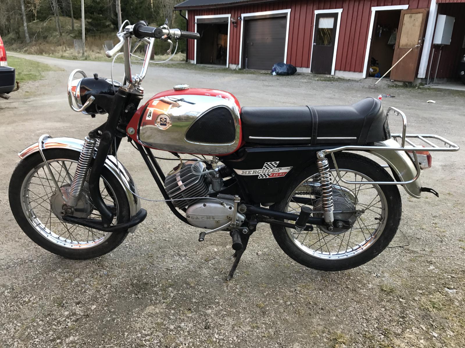 Hercules K50 RX års 1970 Moped