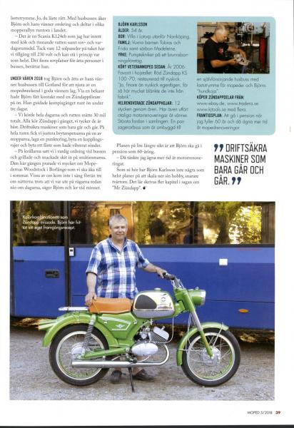 Moped … med kalender!